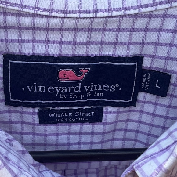 Vineyard Vines whale shirt 100% cotton size Large - Picture 2 of 5